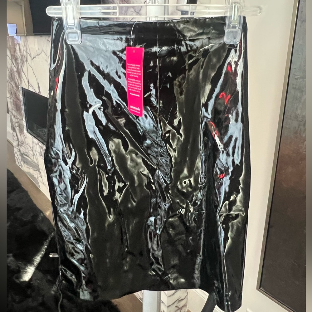 Commando new with tags black patent skirt